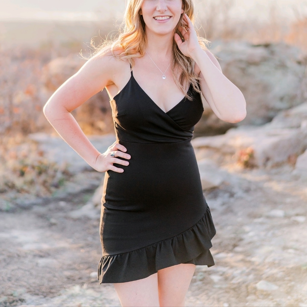 Black Bodycon Dress- Worn Once For Senior Photos